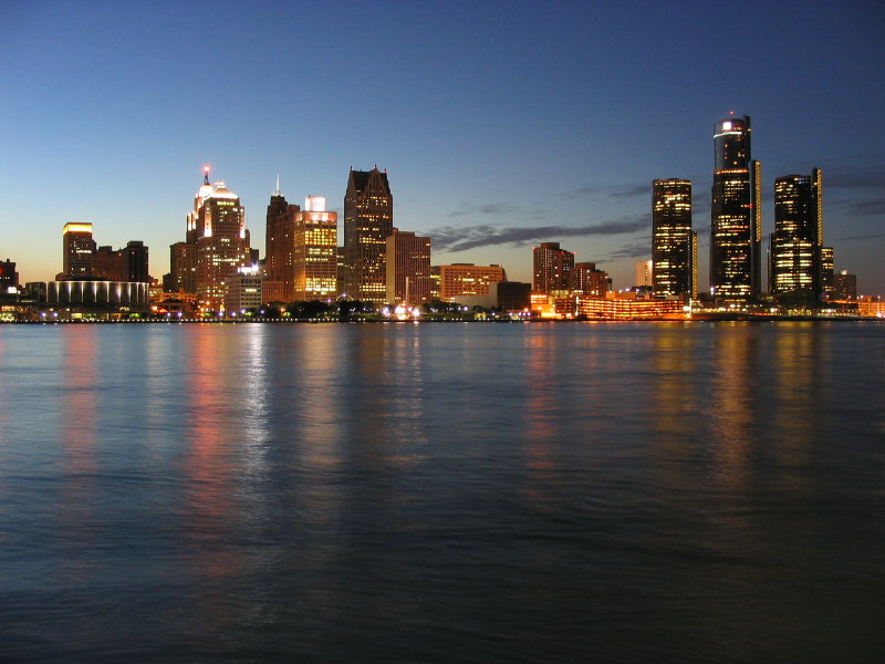 Detroit, Michigan skyline